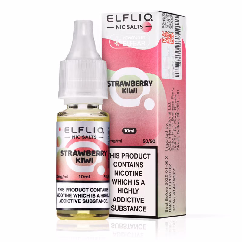 Strawberry Kiwi Nic Salt E-Liquid by Elf Bar Elfliq