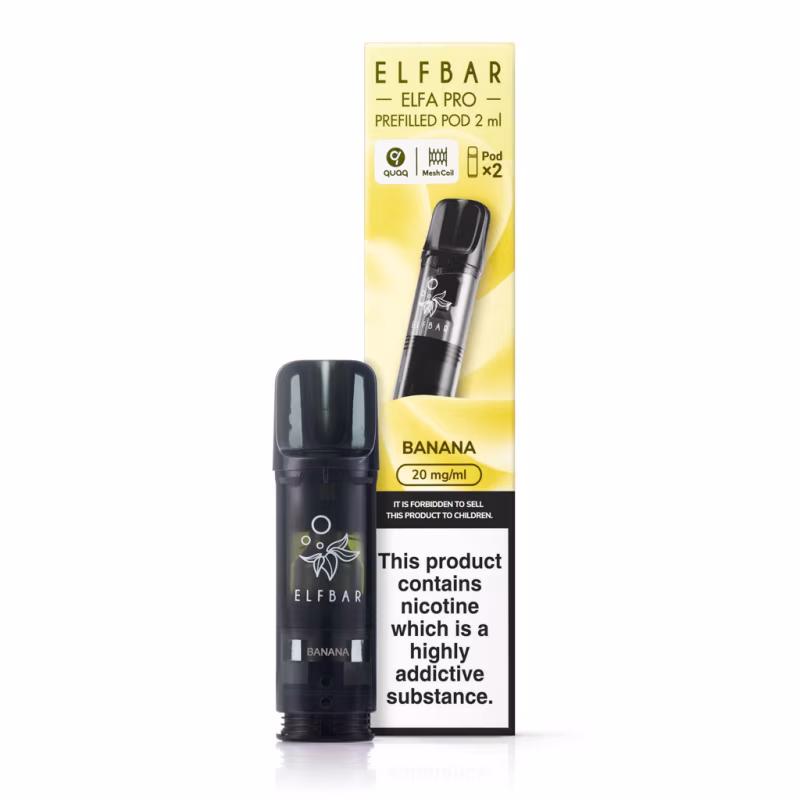 Banana Prefilled Pods by Elf Bar Elfa Pro