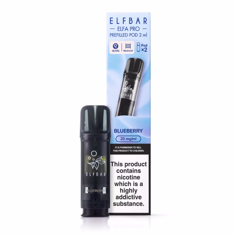 Blueberry Prefilled Pods by Elf Bar Elfa Pro