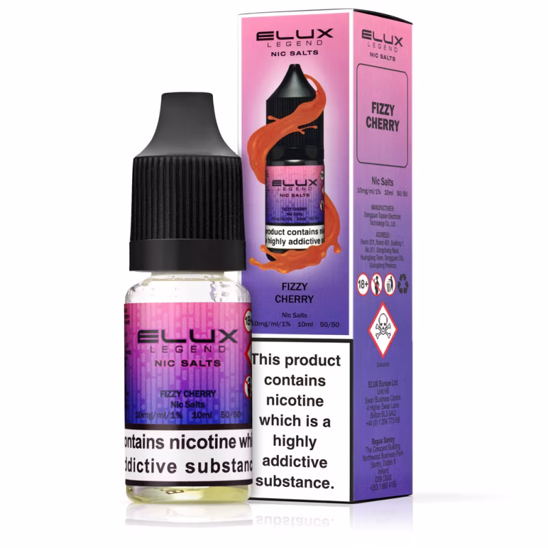 Fizzy Cherry Nic Salt E-Liquid by Elux Legend
