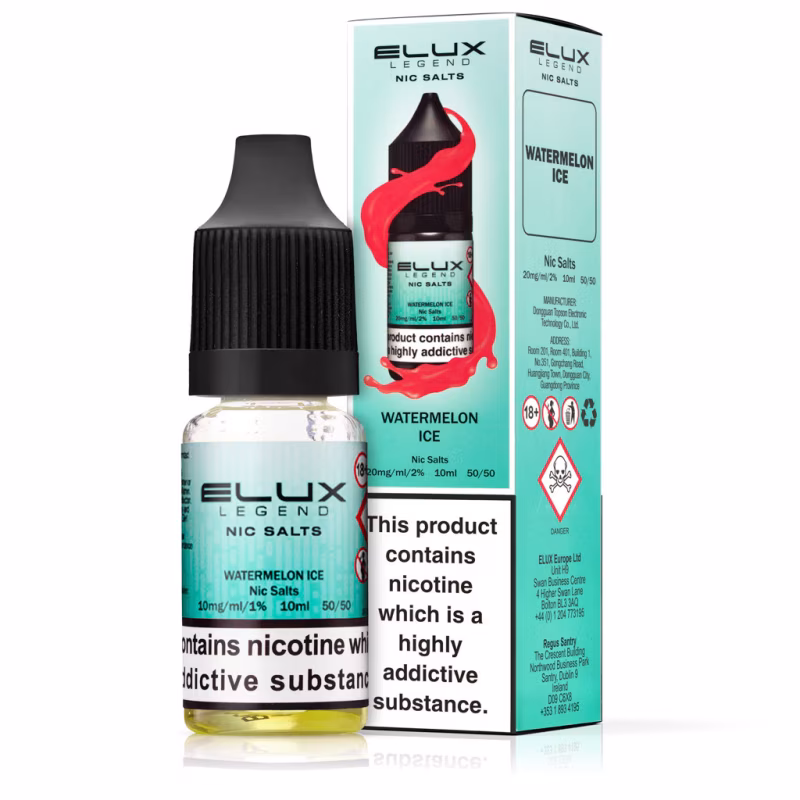 Watermelon Ice Nic Salt E-Liquid by Elux Legend