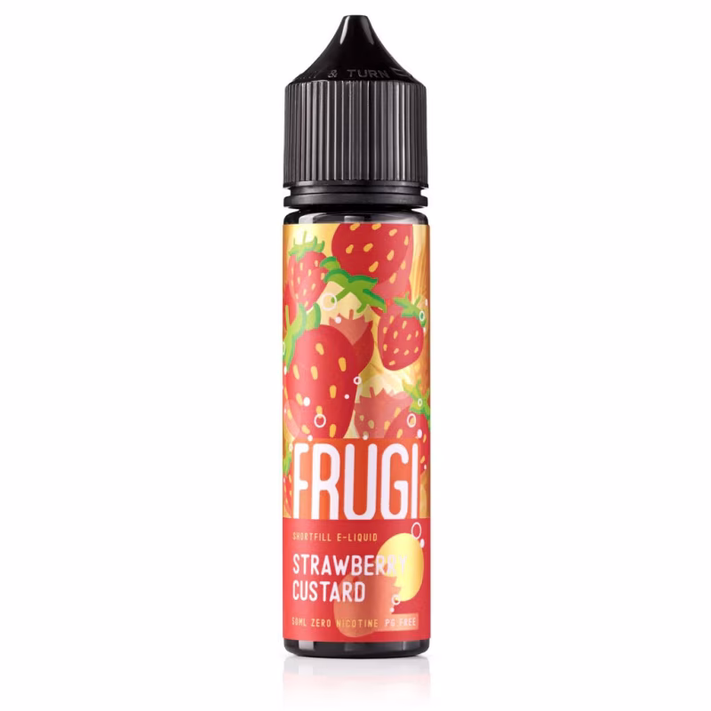 Strawberry Custard Shortfill E-Liquid by Frugi PG-Free 50ml