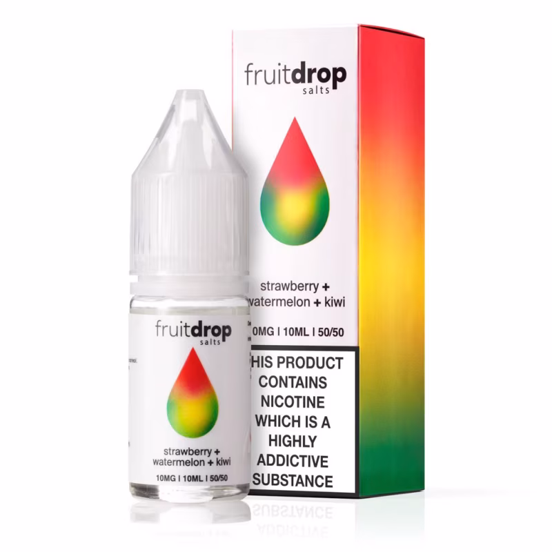 Strawberry Watermelon Kiwi Nic Salt E-Liquid by Fruit Drop