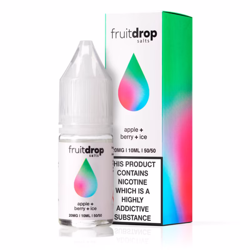 Apple Berry Ice Nic Salt E-Liquid by Fruit Drop