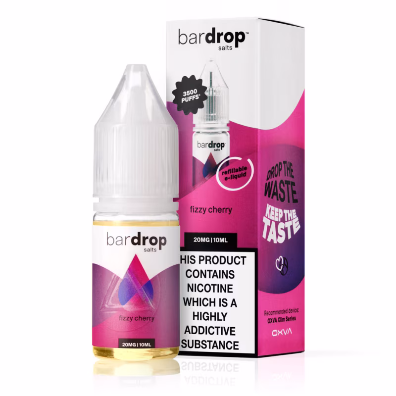 Fizzy Cherry Ice Nic Salt E-Liquid by Bar Drop