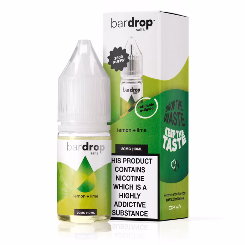 Lemon Lime Nic Salt E-Liquid by Bar Drop