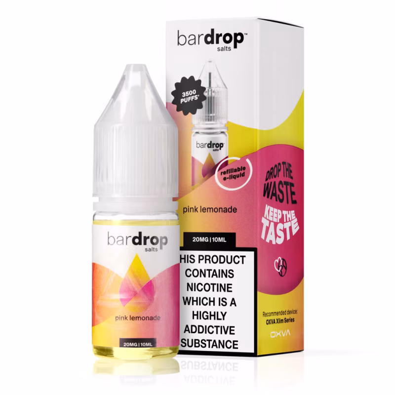 Pink Lemonade Nic Salt E-Liquid by Bar Drop