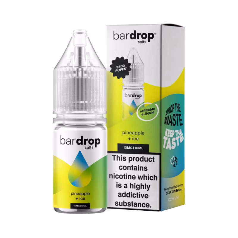 Pineapple Ice Nic Salt E-Liquid by Bar Drop