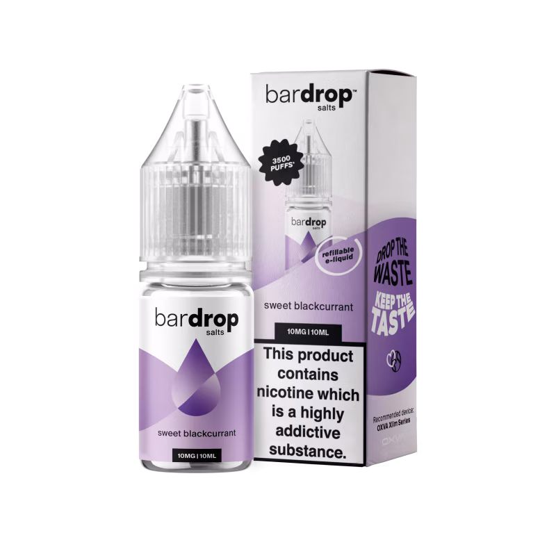 Sweet Blackcurrant Nic Salt by Bar Drop