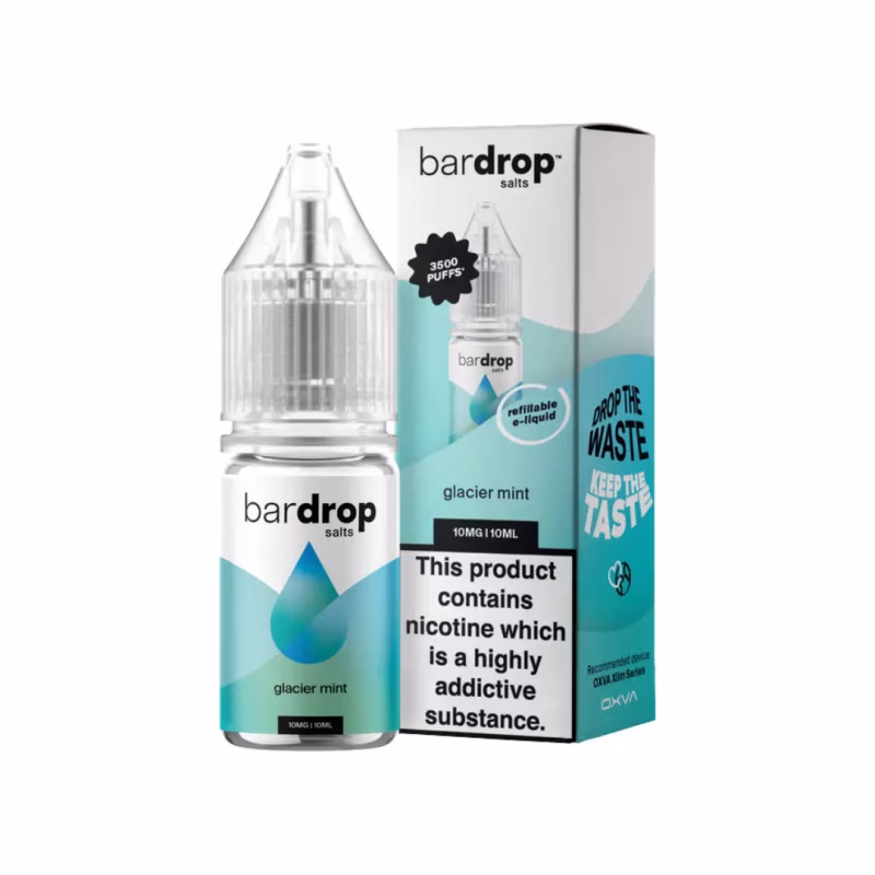 Glacier Mint Nic Salt by Bar Drop