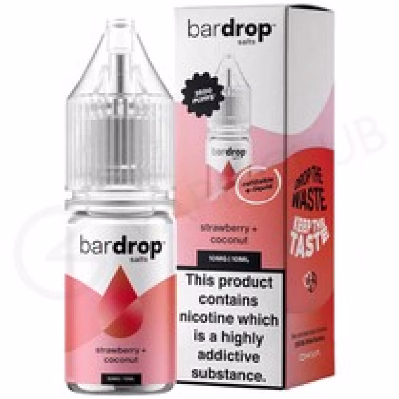 Strawberry Coconut Nic Salt by Bar Drop