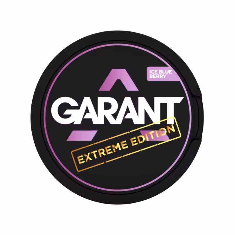 Ice Blueberry Extreme Nicotine Pouches by Garant