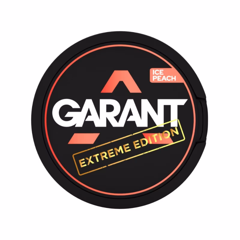 Ice Peach Extreme Nicotine Pouches by Garant