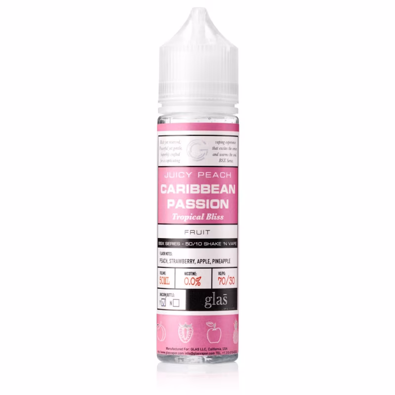 Caribbean Passion Shortfill E-Liquid by Glas Basix 50ml