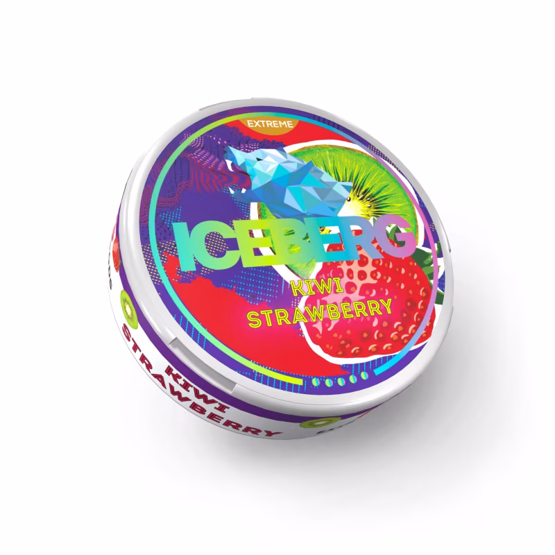 Kiwi Strawberry Nicotine Pouches by Iceberg