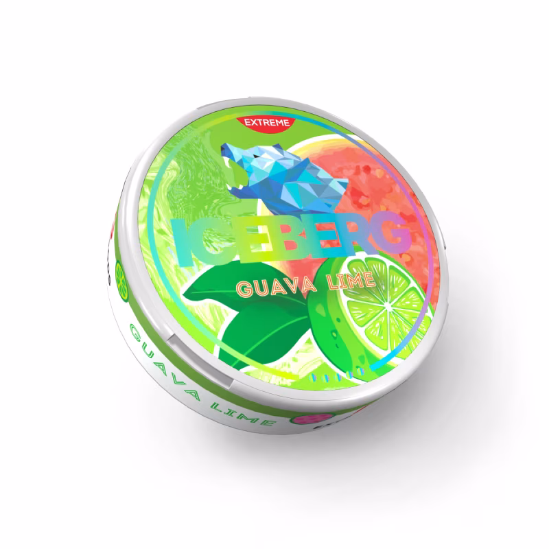 Guava Lime Nicotine Pouches by Iceberg