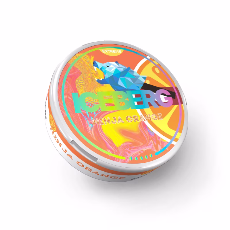 Ninja Orange Nicotine Pouches by Iceberg