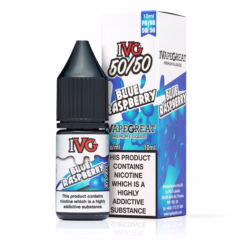 Blue Raspberry 50/50 E-Liquid by IVG