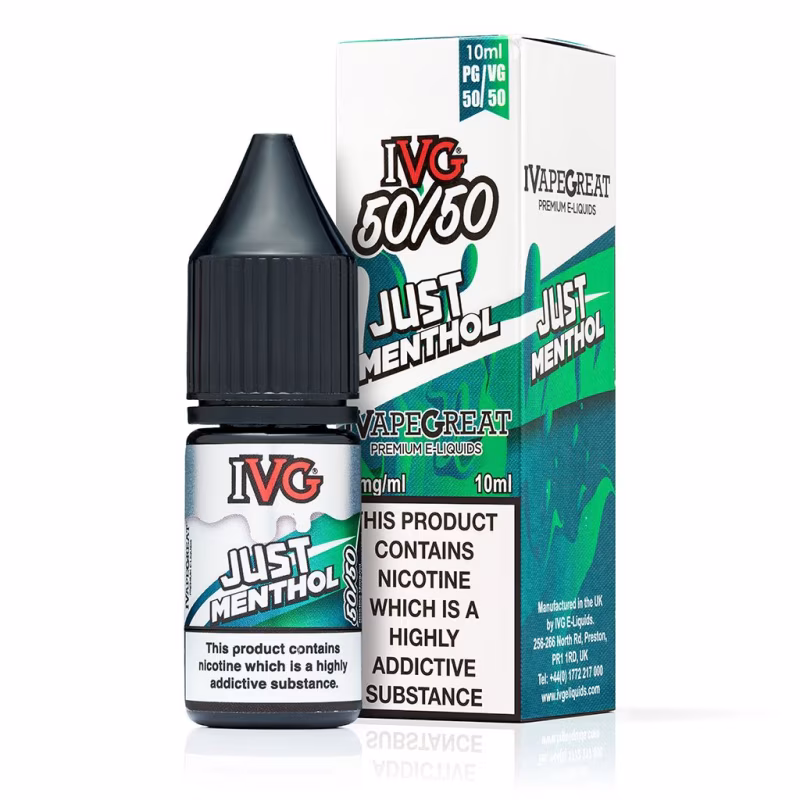 Just Menthol 50/50 E-Liquid by IVG