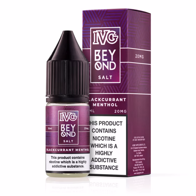 Blackcurrant Menthol Nic Salt E-Liquid by Beyond