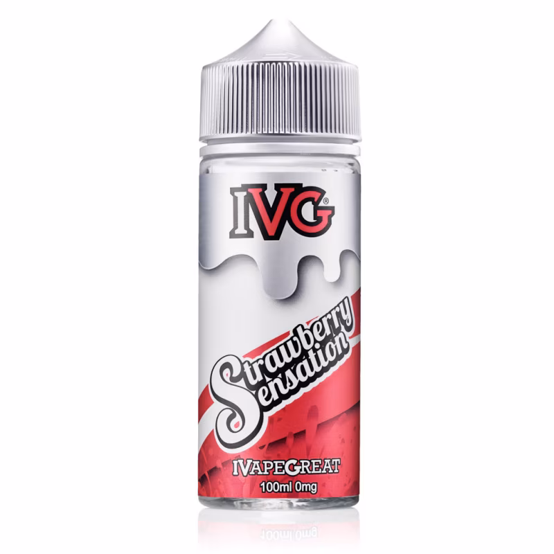 Strawberry Sensation Shortfill E-Liquid by IVG 100ml