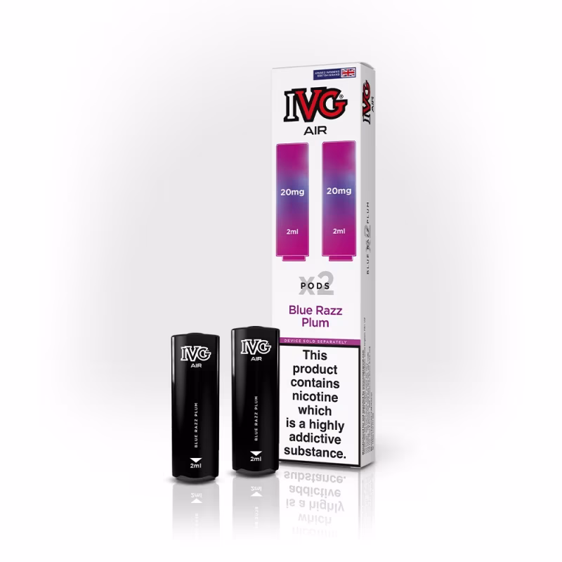 Blue Razz Plum Prefilled Pods by IVG Air