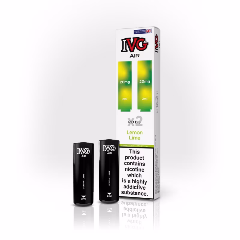 Lemon Lime Prefilled Pods by IVG Air
