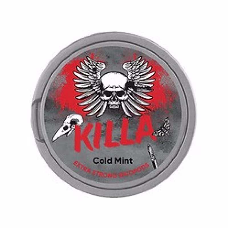 Cold Mint Nicotine Pouches by Killa