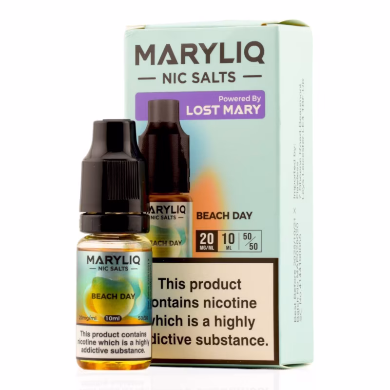 Beach Day Nic Salt E-Liquid by Lost Mary Maryliq