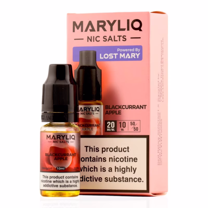 Blackcurrant Apple Nic Salt E-Liquid by Lost Mary Maryliq