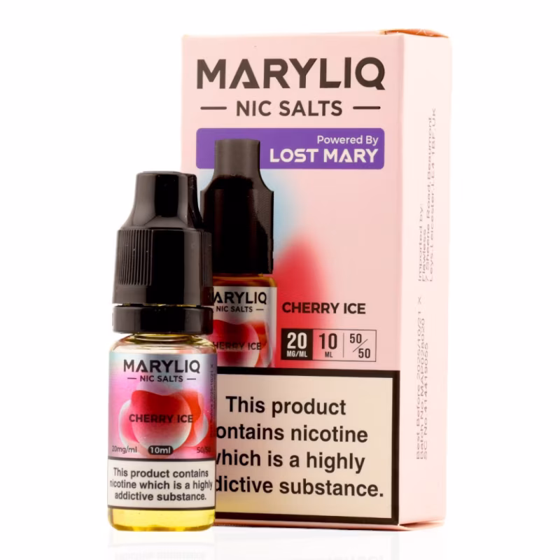 Cherry Ice Nic Salt E-Liquid by Lost Mary Maryliq