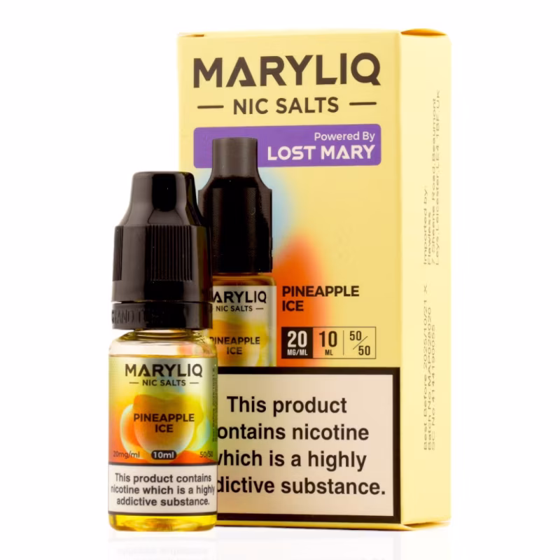 Pineapple Ice Nic Salt E-Liquid by Lost Mary Maryliq