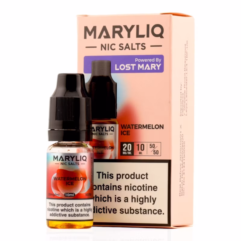 Watermelon Ice Nic Salt E-Liquid by Lost Mary Maryliq