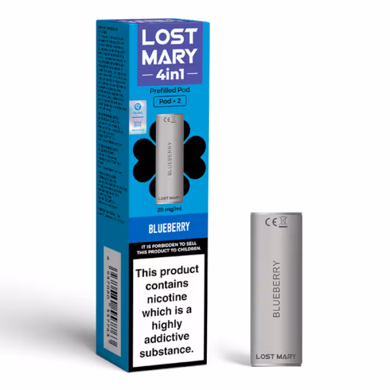 Blueberry Prefilled Pods by Lost Mary 4 in 1