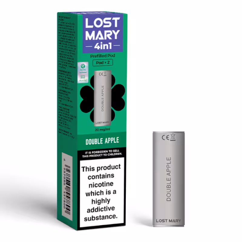 Double Apple Prefilled Pods by Lost Mary 4 in 1
