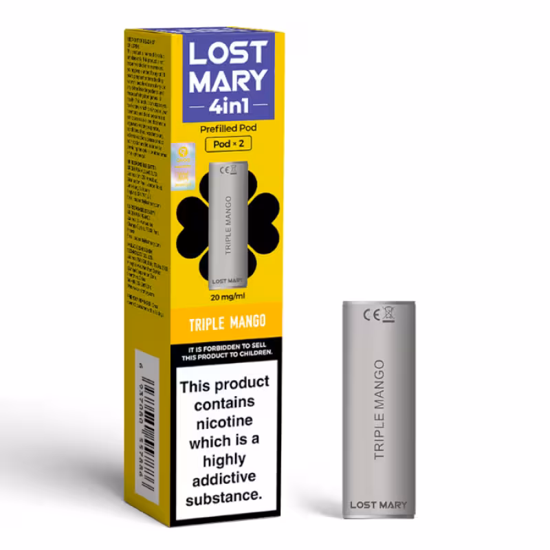 Triple Mango Prefilled Pods by Lost Mary 4 in 1