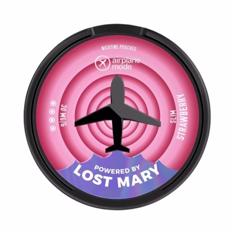 Strawberry Nicotine Pouches by Lost Mary Airplane Mode