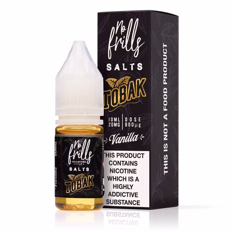 Vanilla Nic Salt E-Liquid by No Frills Tobak