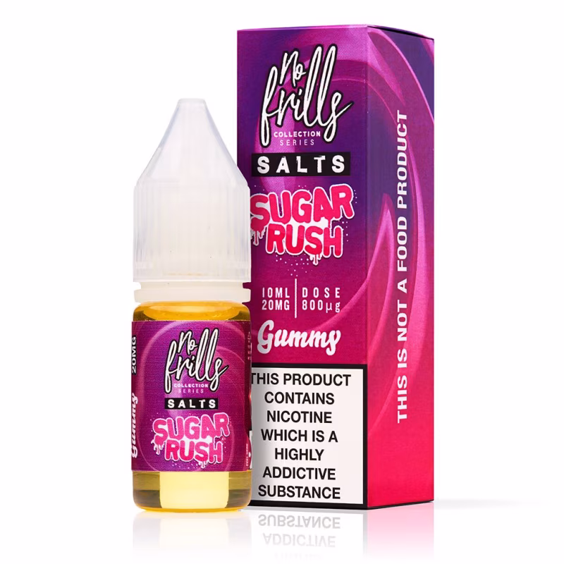 Gummy Nic Salt E-Liquid by No Frills Sugar Rush