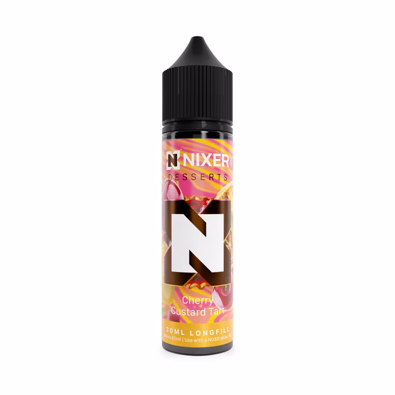 Cherry Custard Tart Longfill E-Liquid Concentrate by Nixer