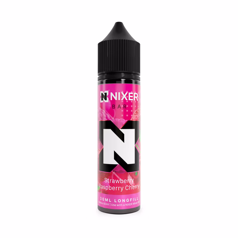 Strawberry Raspberry Cherry Longfill E-Liquid Concentrate by Nixer