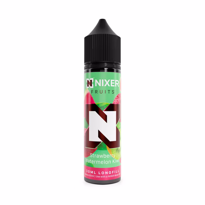 Strawberry Watermelon Kiwi Longfill E-Liquid Concentrate by Nixer