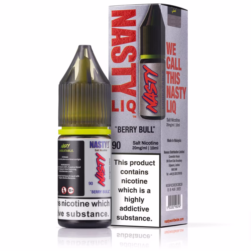 Berry Bull Nic Salt E-Liquid by Nasty Liq