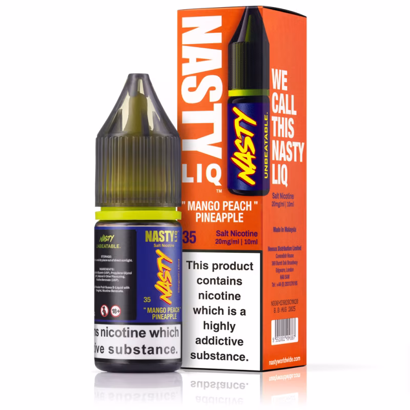 Mango Peach Pineapple Nic Salt E-Liquid by Nasty Liq