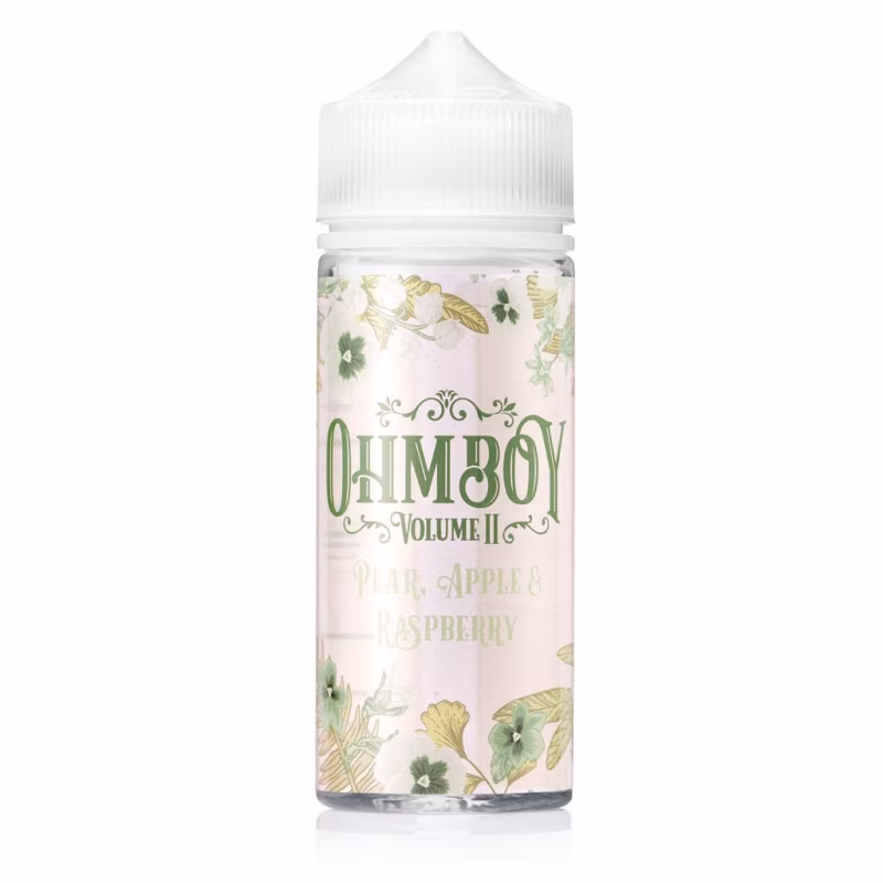 Pear, Apple and Raspberry E-Liquid by Ohm Boy Volume II 100ml