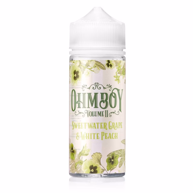 Sweetwater Grape & White Peach E-Liquid by Ohm Boy Volume II 100ml