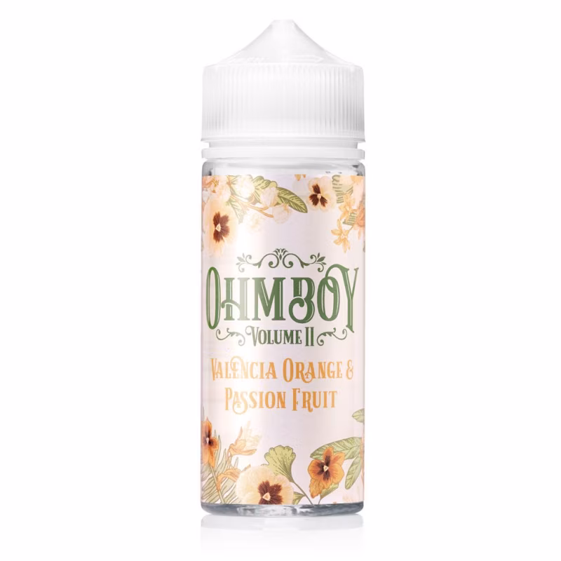 Valencia Orange & Passion Fruit E-Liquid by Ohm Boy Volume II 100ml