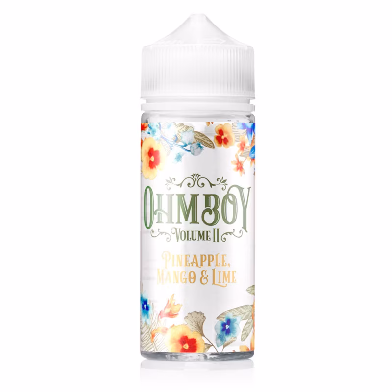 Pineapple, Mango & Lime Shortfill E-Liquid by Ohm Boy Volume II 100ml