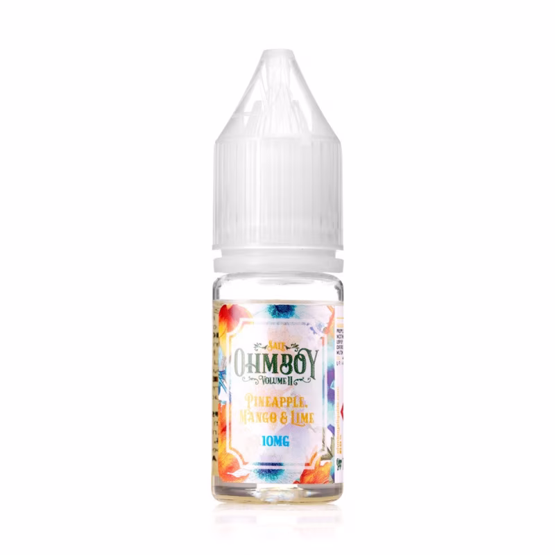Pineapple, Mango & Lime Nic Salt E-Liquid by Ohm Boy Volume II