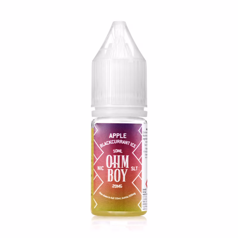 Apple Blackcurrant Ice Nic Salt E-Liquid by Ohm Boy SLT